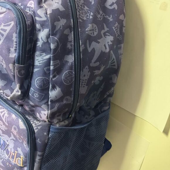 Disney World Blue Backpack with Mickey Mouse 50th anniversary large in size - Picture 6 of 6
